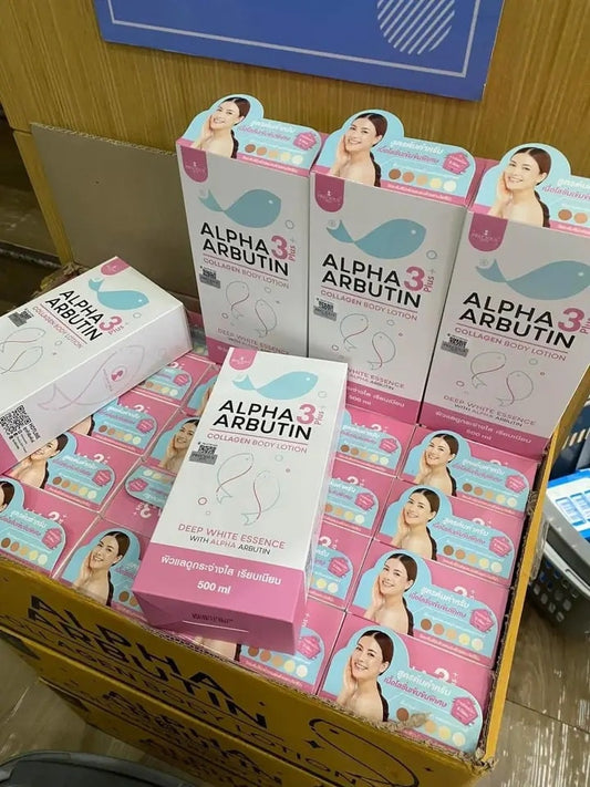 Alpha Arbutin 3 Plus+ Collagen Deep White Essence Body Lotion (500ml)